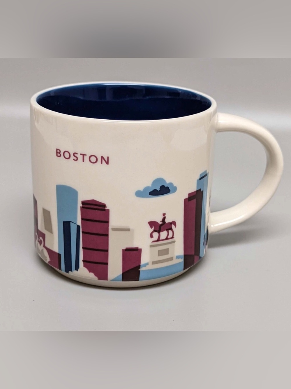 Starbucks Boston You Are Here Mug, Ceramic Collector’s Coffee Tea Mug Cup